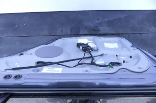 VW Touran 1T 1T3 Tür hinten rechts grau LD7X und  Scheibe Platinum grey - Bild 2