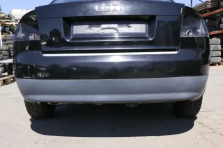 Audi A4 8E B6 Limousine Stoßstange hinten mit Spoiler schwarz LY9B PDC - Bild 1