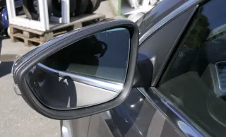 Passat 3C B7 elektrischer Spiegel Außenspiegel links Glas braun LA8X kaschmir - Bild 3