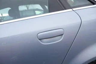 Audi A4 B6 8E Limosuine Tür hinten links silber grau blau LY7R mit Scheibe - Bild 2