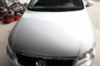 VW Passat 3C Motorhaube Klappe vorne vorn Haube silber LA7W Klappe Haube - Bild 1