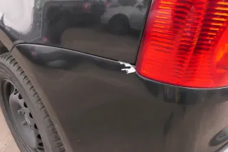 VW Touran 1T Stoßstange hinten Heckstoßstange Stoßfänger schwarz LC9X - Bild 7