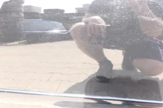 VW Polo 9N 9N3 Tür vorne rechts Beifahrertür schwarz L041 2/3-Türer - Bild 3