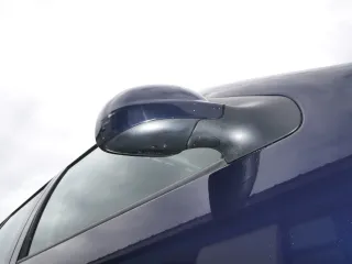 VW Golf 4 Bora manueller Spiegel vorne rechts Außenspiegel blau LC5H - Bild 6