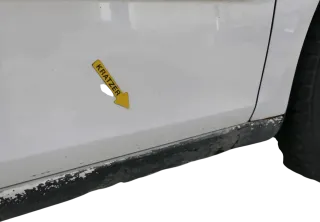 Fabia 5J Limousine Tür vorne rechts Beifahrertür weiß LF9E  - ohne Anbauteile - Bild 11