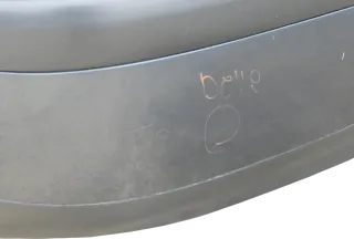 VW Golf 4 Limousine Stoßstange hinten Heckstoßstange Stoßfänger blau LC5H - Bild 7