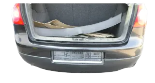 VW Golf 5 1K Limousine Stoßstange hinten Heckstoßstange schwarz LC9Z me - Bild 1