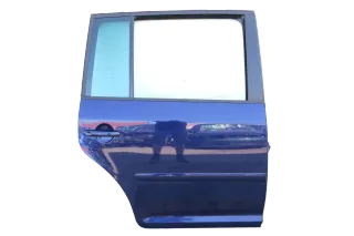 VW Touran 1T3 1T Tür hinten rechts Beifahrerseite blau LB5N indigoblau blau - Bild 1