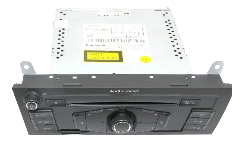 Audi A3 8P Radio Stereo CD MP3 SD Player Original concert 8T1035186C mit Code