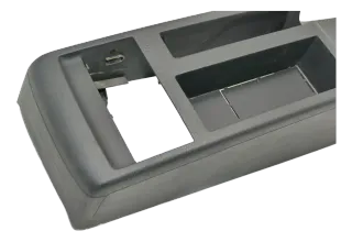 VW Passat 3BG Becherhalter Mitteltunnel Aschenbecher Verkleidung anthrazit - Bild 3