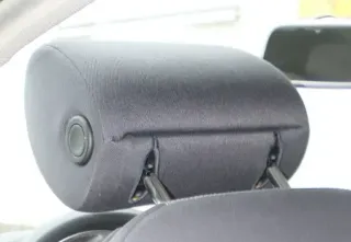 Audi A3 8P Kopfstütze vorne vorn links - soul schwarz- verstellbar - Bild 2