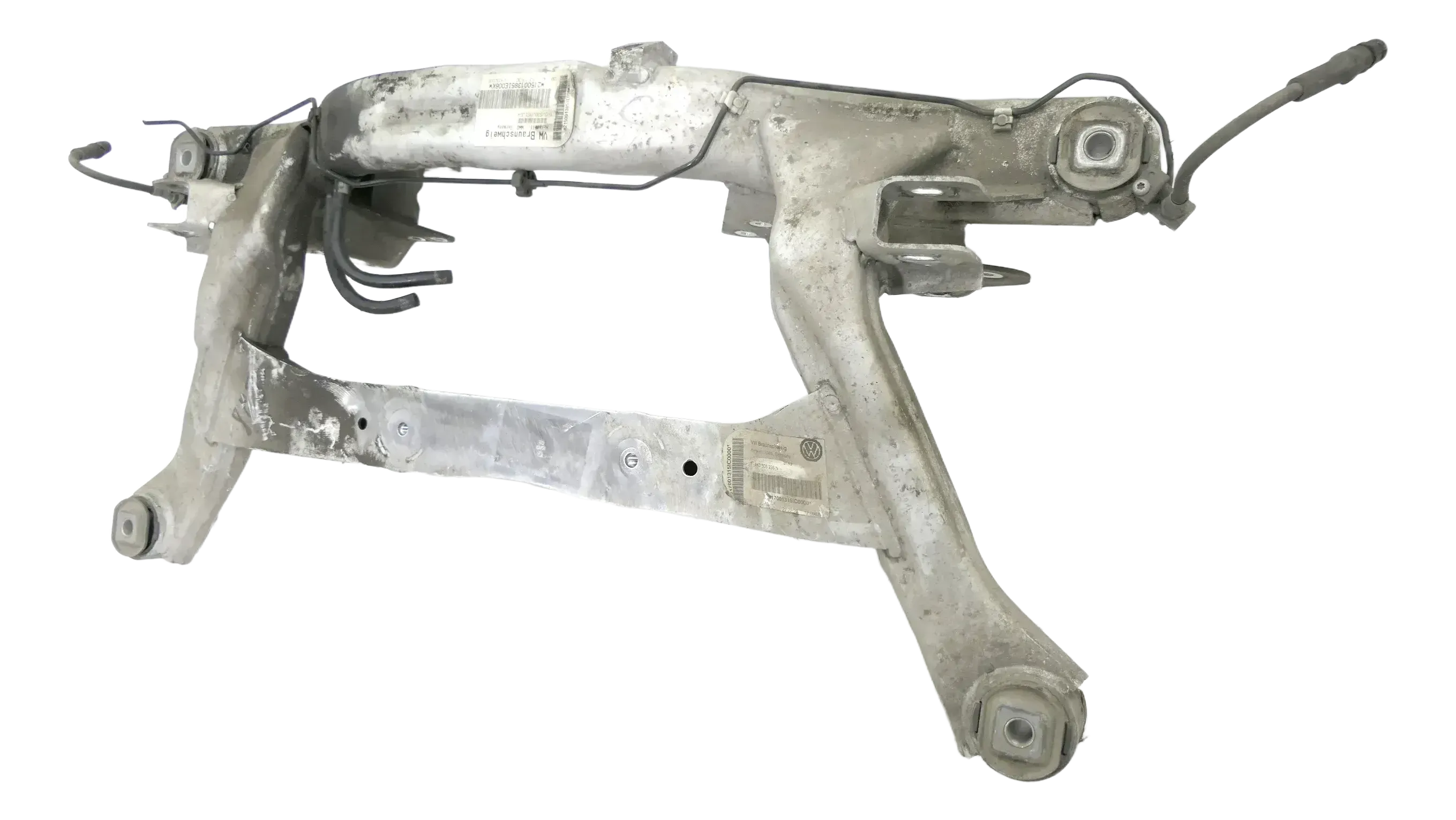 VW Passat 3C Gol Quattro Allrad Achse hinten Hinterachse Achsträger 4-Motion Alu - Bild 1
