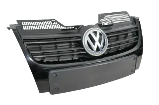VW Golf 5 1K Grill Kühlergrill VW Zeichen Logo schwarz L041 - Bild 2