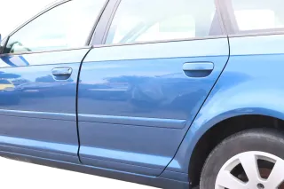 Audi A3 8P 4/5-Türer Tür hinten links Türblatt mit Rahmen blau LZ5C - Bild 2