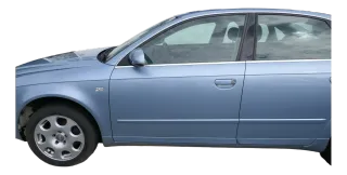 Audi A4 B7 8E Tür vorne links Kombi+Limo mit Rahmen blau LY5J - Bild 1