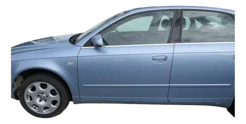Audi A4 B7 8E Tür vorne links Kombi+Limo mit Rahmen blau LY5J Türblatt