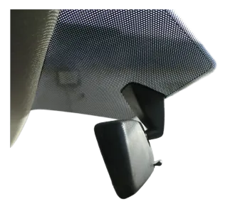 VW Fox 5Z Spiegel Innen Innenspiegel Rückspiegel schwarz 5Z0857511C 1S UP Mii - Bild 1
