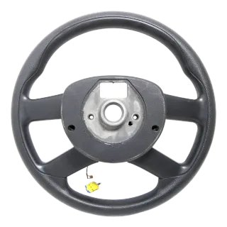 VW Polo 9N 9N3 Touran Fox Lenkrad 4-Speichen 6Q0419091R Leder Lederlenkra - Bild 2