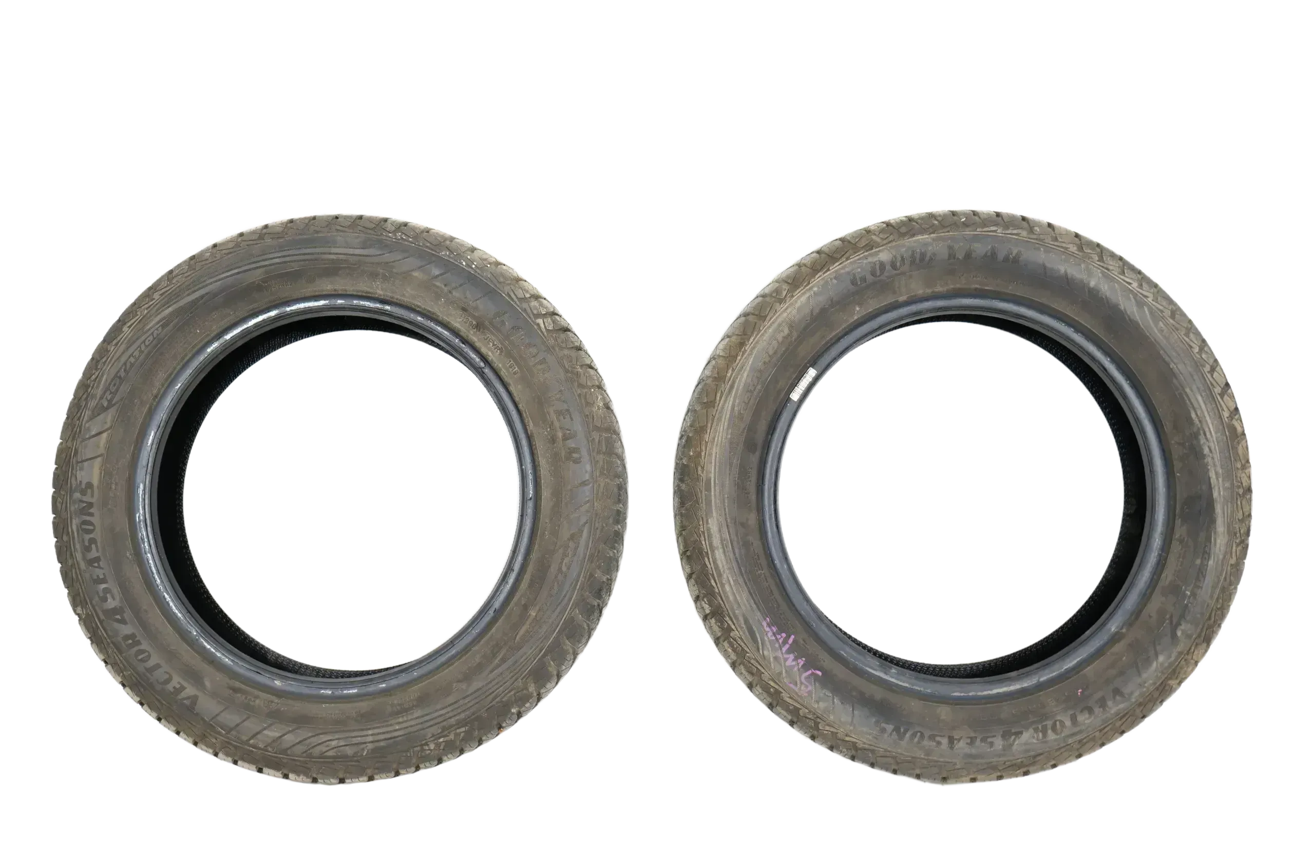 2x Golf 3 9N 6Y Reifen 185/60 R15 88H Allwetterreifen 2x ca. 5mm NUR REIFEN M+S - Bild 1