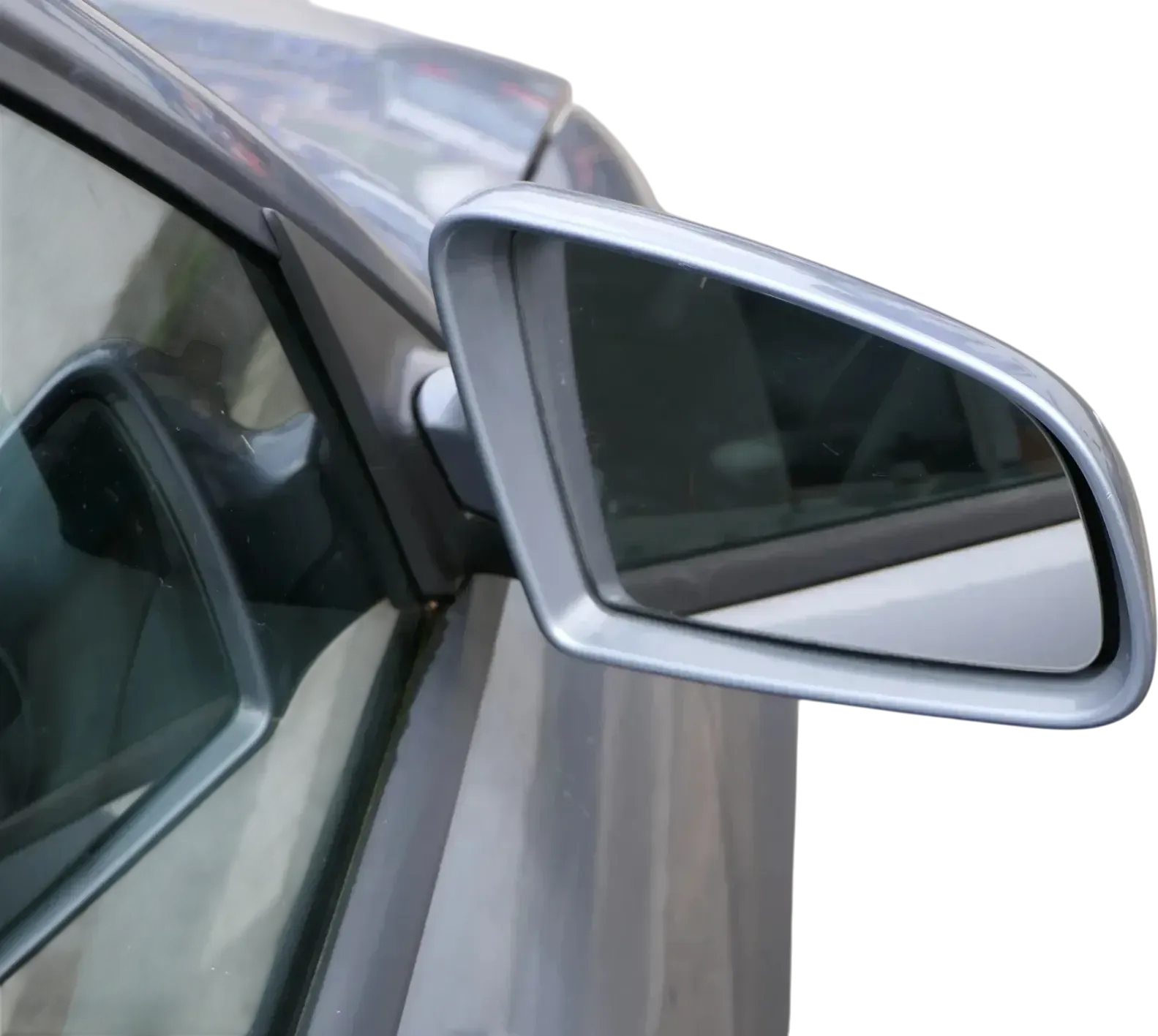 Audi A3 8P elektrischer Spiegel Außenspiegel vorne rechts grau LX7W + Glas - Bild 1
