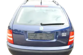 Skoda Fabia 6Y Combi Kombi Heckklappe Kofferraumklappe Klappe blau LF5U - DELLE! - Bild 1