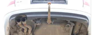 Quattro A6 4B Kombi Stoßstange hinten Heckstoßstange schwarz LZ9W Facelift + PDC - Bild 9