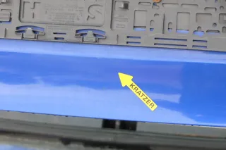 A4 B5 Kombi Heckklappe hinten Klappe Kofferraumklappe blau LZ5M Scheibe - Bild 7