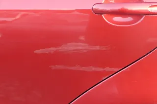 VW Golf Plus 5M Tür hinten links rot LA3X - mit Rahmen - Bild 4