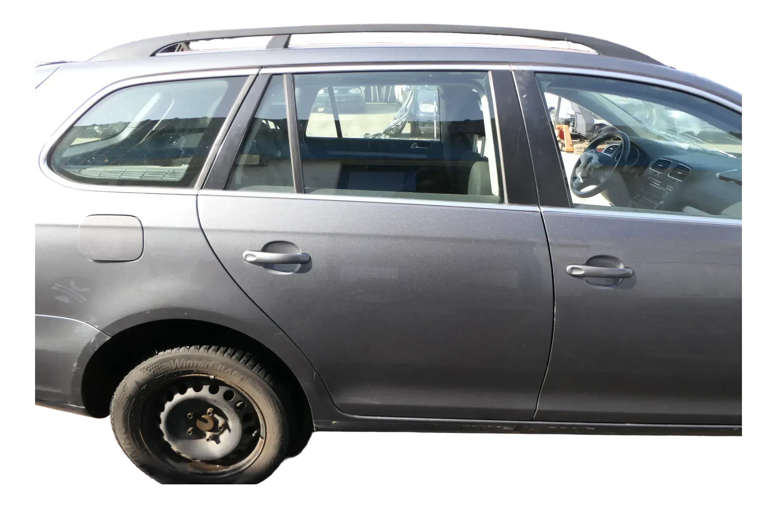 VW Golf 5 1K5 + Golf 6 AJ5 nur Kombi / Variant Tür hinten rechts grau LD7X - Bild 1
