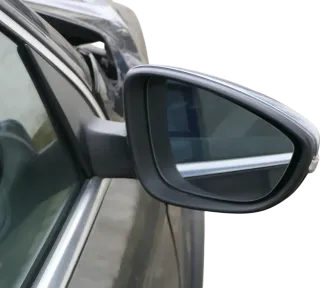 Passat 3C B7 elektrischer Spiegel Außenspiegel rechts Glas silber Alltrack - Bild 1