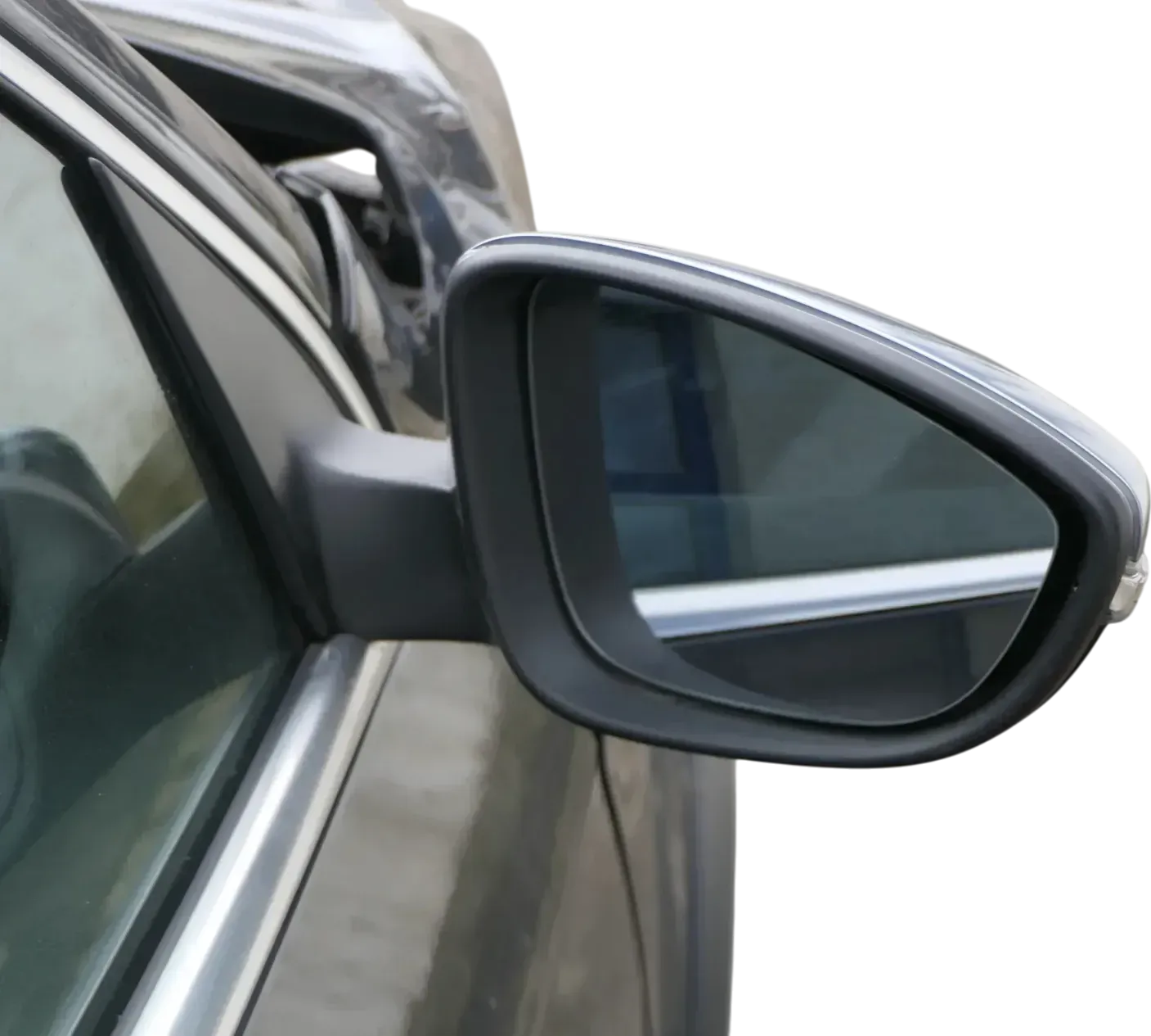 Passat 3C B7 elektrischer Spiegel Außenspiegel rechts Glas silber Alltrack - Bild 1