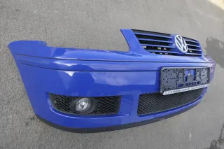 VW Polo 6N2 Stoßstange vorne Frontstoßstange Stoßfänger blau LA5C mit Grill - Bild 3