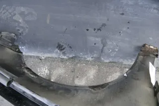 VW Passat 3B Kotflügel vorne links schwarz matt - Bild 2