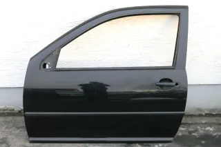 VW Golf 4 Bora Tür vorne links Fahrertür 2/3-Türer schwarz LC9Z - Bild 1