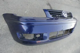 VW Polo 6N2 Stoßstange vorne Frontstoßstange Stoßfänger blau LB5N mit Grill - Bild 6