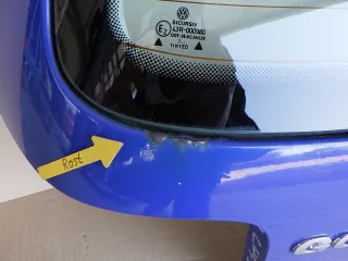 VW Golf 4 Limousine Heckklappe Kofferraumklappe Klappe hinten blau LW5Z jazzblue - Bild 2