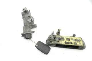 Audi A6 4B Zündschloß Schloß Zündung 1x Schlüssel 4B0905851B mit 1x Türshloß - Bild 1