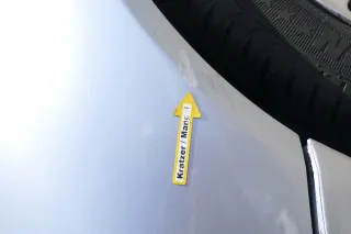 Audi A3 8L Kotflügel vorne links silber grau LY7M - ROST - Bild 3