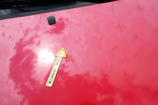 VW Polo 6N Motorhaube Klappe vorn vorne rot LP3G - Bild 6