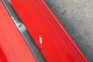 VW Lupo Seat Arosa Tür vorne links Fahrertür rot LP3G (mechanischer Fenster - Bild 6