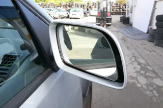 VW Polo 9N manueller Spiegel Außenspiegel rechts vorne silber LA7W - Bild 2