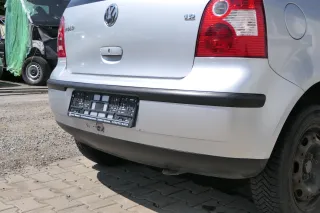 VW Polo 9N 9N3 Stoßstange Heckstoßstange hinten silber grau LA7W - Bild 3