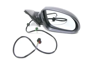 VW Passat 3C elektrischer Spiegel Außenspiegel rechts + Glas Blinker grau LA7T v - Bild 1
