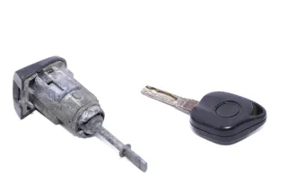 VW Passat 3B Lupo Türschloß Schloß Tür mit 1x Schlüssel vorne links - Bild 2