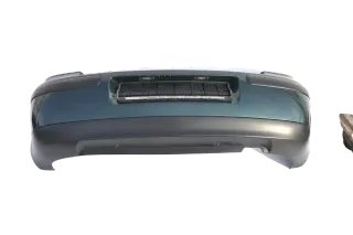 VW Golf 4 Limousine Stoßstange hinten Heckstoßstange Stoßfänger grün LC6M - Bild 1