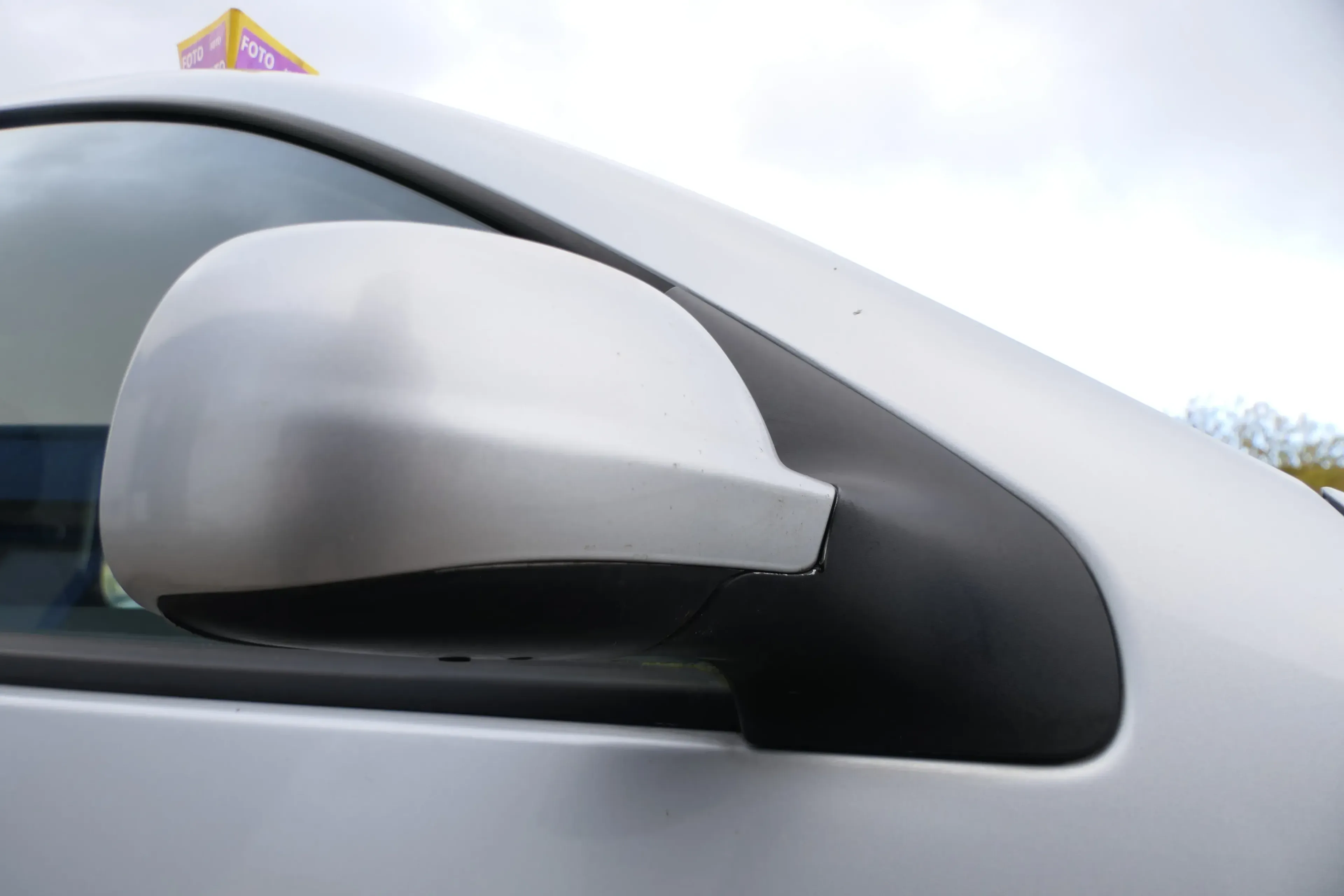 Golf 4 Bora elektrischer Spiegel vorne rechts Außenspiegel grau silber LA7W Glas - Bild 1