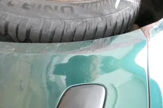 VW Golf 4 1J Stoßstange vorne Stoßfänger vorn grün LC6M - Bild 6