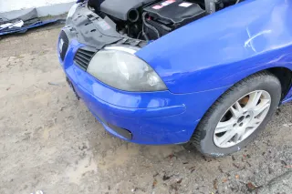 Seat Ibiza 6L Stoßstange Frontstoßstange vorne blau LS5G bis caAnfang2006 - Bild 7