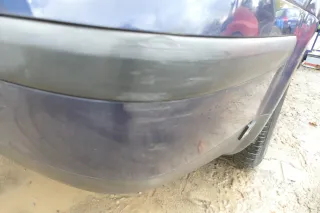 VW Passat 3B 3B5 Kombi Stoßstange hinten Heckstoßstange Stoßfänger blau LN5Y - Bild 5