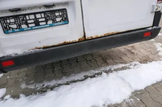 VW LT 35 2D Stoßstange hinten Frontstoßstange schwarz Träger - Bild 4
